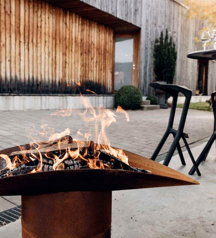 Ellipse Fire Bowl Stand Separately