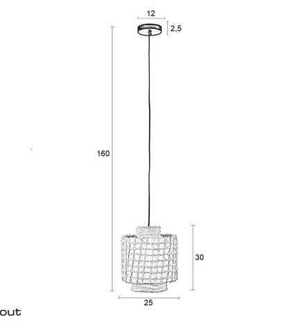 Hanglamp DroomHout Arjun