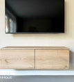 blank eiken lak / 100 x 30 x 30 cm