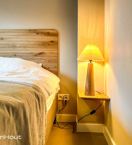 Houten hoofdbord bed DroomHout Sweet Dreams