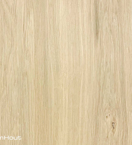 Houten keukenfront blank eiken