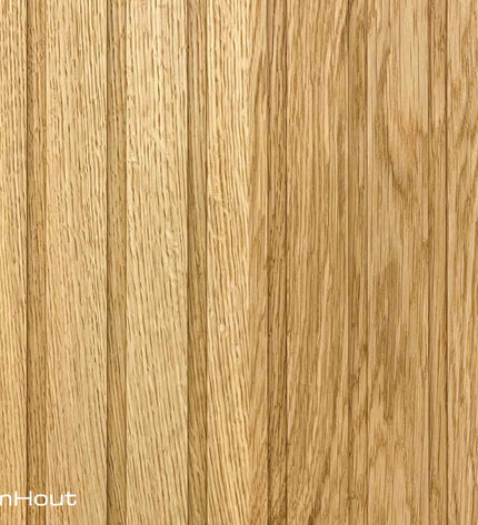 Houten keukenfront warm eiken latten