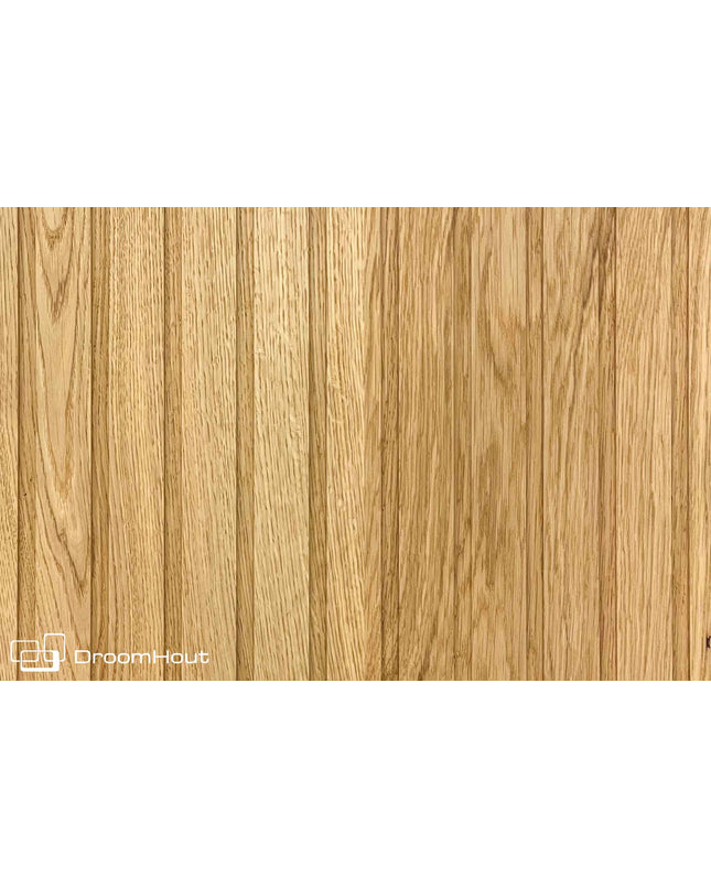 Houten keukenfront warm eiken latten