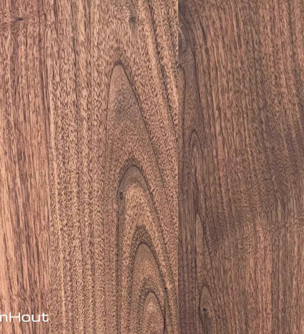 Houten keukenfront warm noten