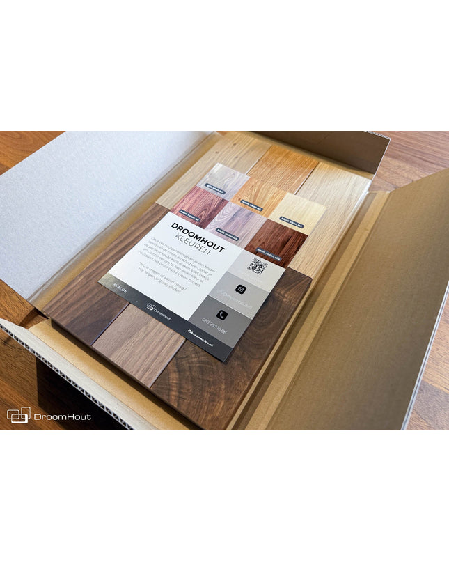 DroomHout sample box - 6 toffe droomHout stalen