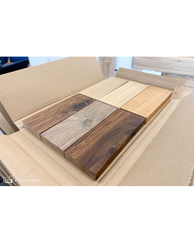 DroomHout sample box - 6 toffe droomHout stalen