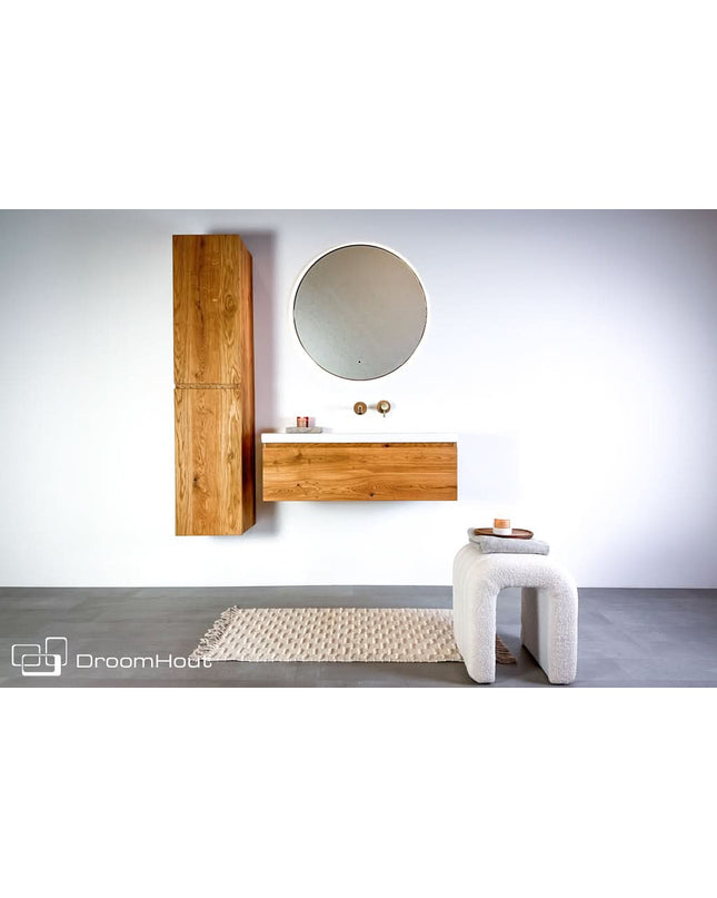 Houten badkamerset Aqua - 100 cm - fotoshoot model