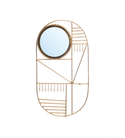 "Do I Look Pretty" Wall Hanger - Brass"