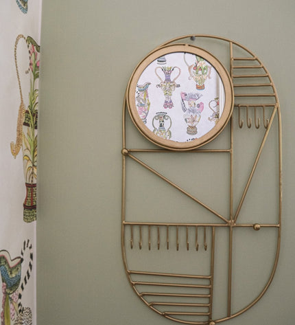 "Do I Look Pretty" Wall Hanger - Brass"