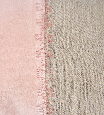 De fluwelen Divorce kussenhoes - natuurlijk roze - 30x50