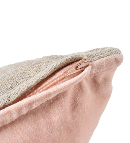 De fluwelen Divorce kussenhoes - natuurlijk roze - 30x50