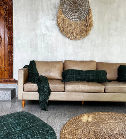 The Oh My Gee Cushion Cover - Forest Green - 35x100