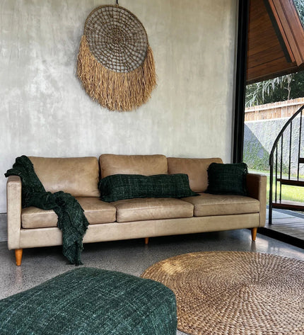 The Oh My Gee Cushion Cover - Forest Green - 35x100