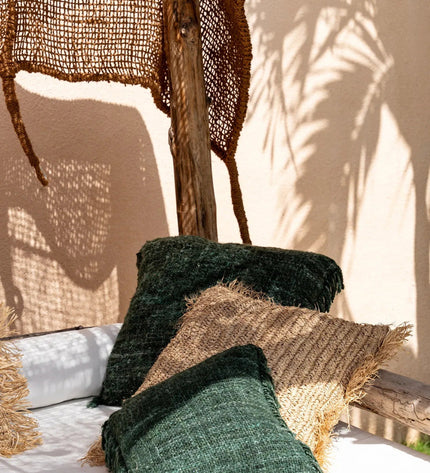The Oh My Gee Cushion Cover - Forest Green - 60x60