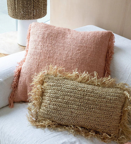 The Oh My Gee Cushion Cover - Salmon Pink - 60x60
