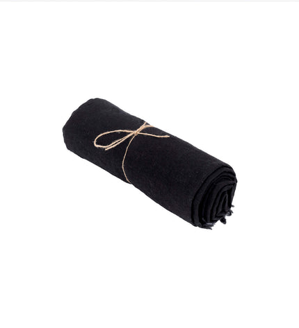 The Linen Tablecloth - Black - 150x200