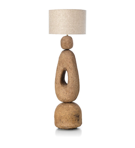 De Lampatha Christie vloerlamp - modder - XL