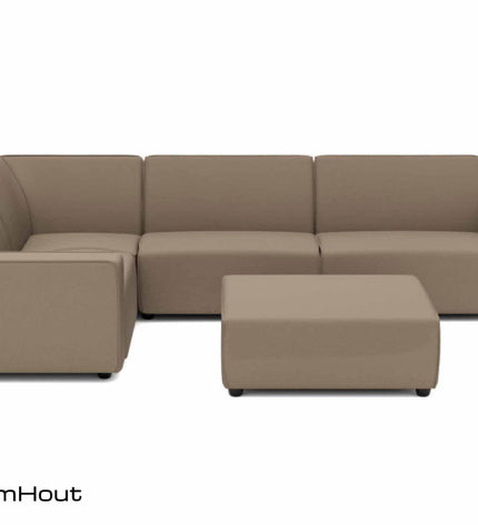 Icon loungeset Bubalou 6-zits hoek + hocker