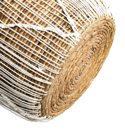 The Straight Stitched Macrame Basket - L