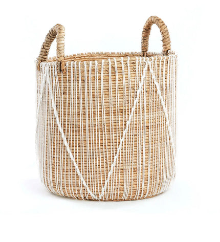 The Straight Stitched Macrame Basket - M