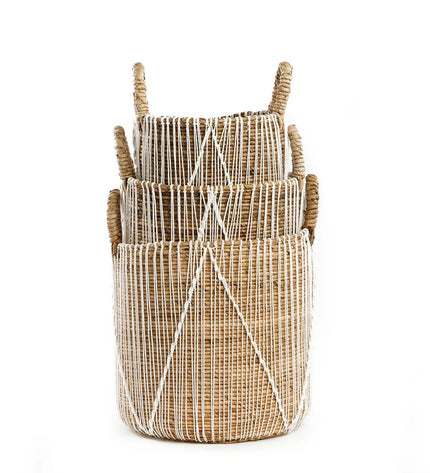 The Straight Stitched Macrame Basket - M