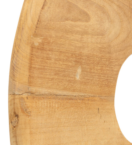 The Teak Disc on Stand - M