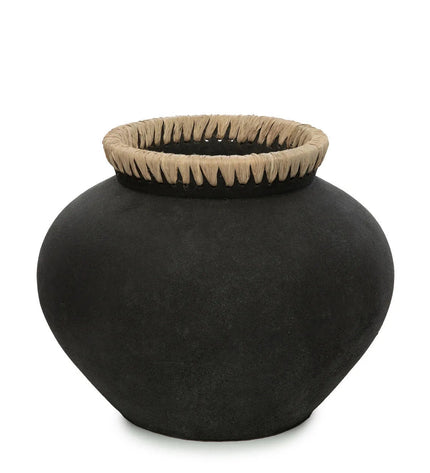 The Styly Vase - Black Natural - L