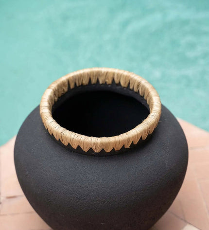 The Styly Vase - Black Natural - M