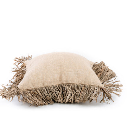 The Jute Bonita Cushion Cover - Natural - 40x40