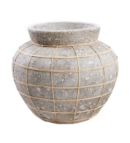 The Belly Vase - Concrete Natural - L