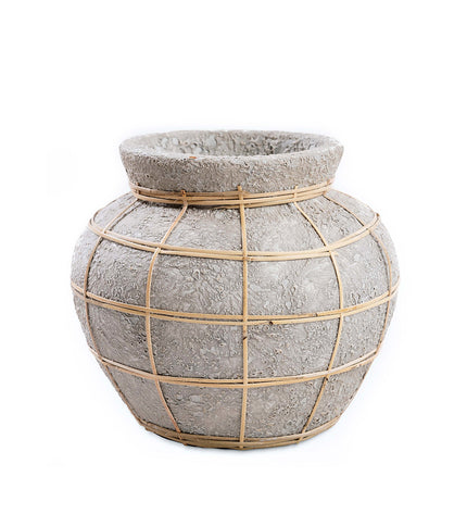 The Belly Vase - Concrete Natural - M