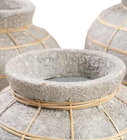 The Belly Vase - Concrete Natural - M