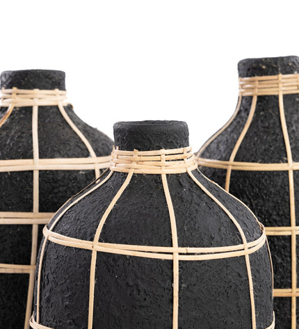 The Whoopy Vase - Black Natural - M