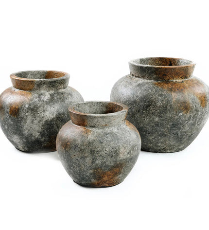 The Funky Vase - Antique Grey - M