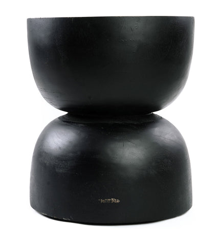 Le tabouret Karbun - Noir Naturel