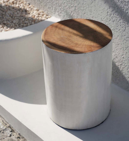 The Tribe Stool - Natural White