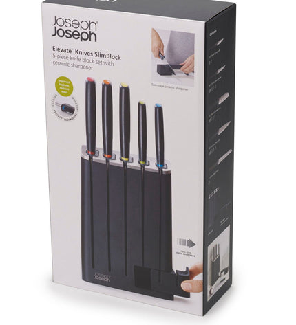 Elevate knife block with 5 knives