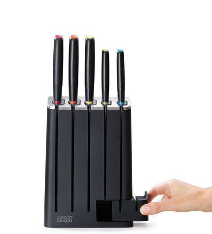 Elevate knife block with 5 knives