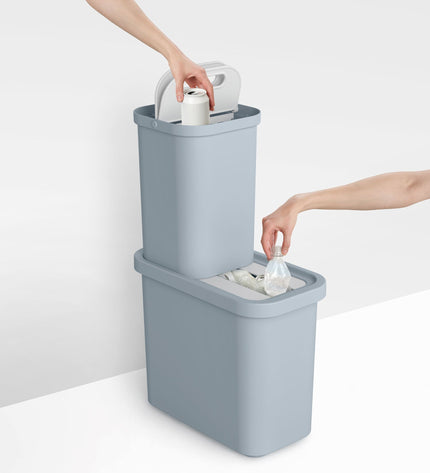 GoRecycle Recycling Trash Bin Set 32 L and 2×7 L