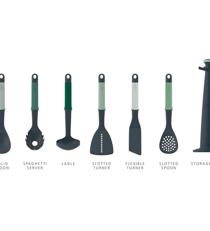Elevate Carousel with 6 Kitchen Tools, Sage Edition