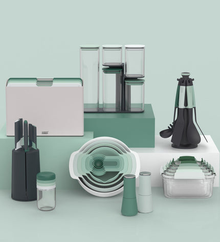Elevate Carousel with 6 Kitchen Tools, Sage Edition