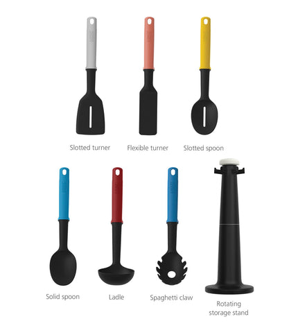 Elevate Carousel with 6 Kitchen Utensils