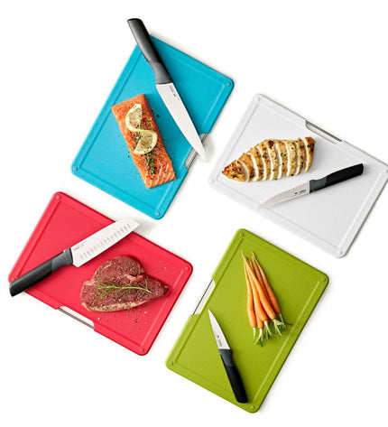Folio Cutting Board and Knife Set of 8 Pieces