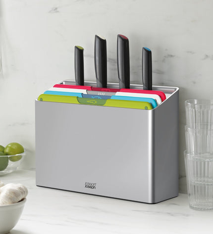 Foilio Icon Plus 8-Piece Cutting Board and Knife Set