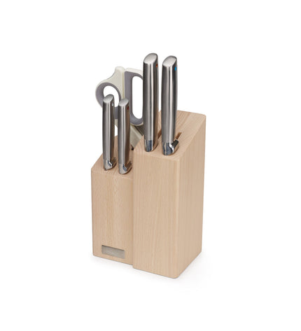 Elevate Fusion 5-Piece Knife and Scissors Set with Holder