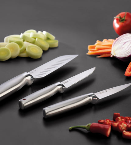 Elevate Fusion 5-Piece Knife and Scissors Set with Holder