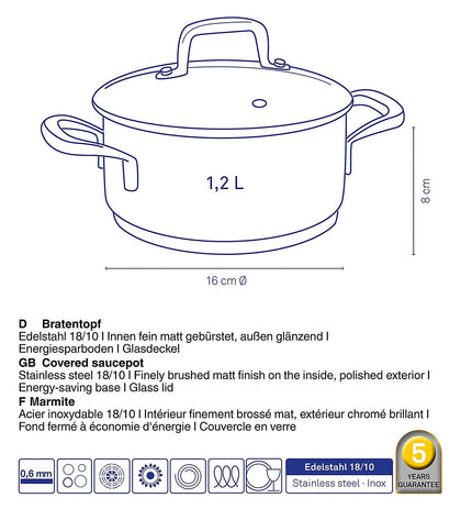 Flavoria Roasting Pan 1.2 liters