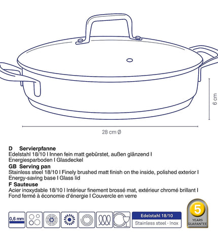 Flavoria Frying Pan Ø 28 cm