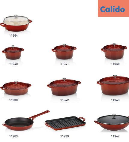 "Calido Braadpan with Lid 5 liters"