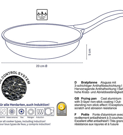 Stella Nova Frying Pan Ø 20 cm